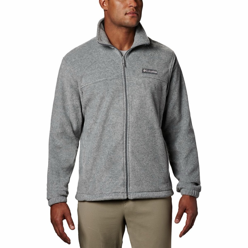 Columbia Gray Performance Jacket Full-Zip Fleece